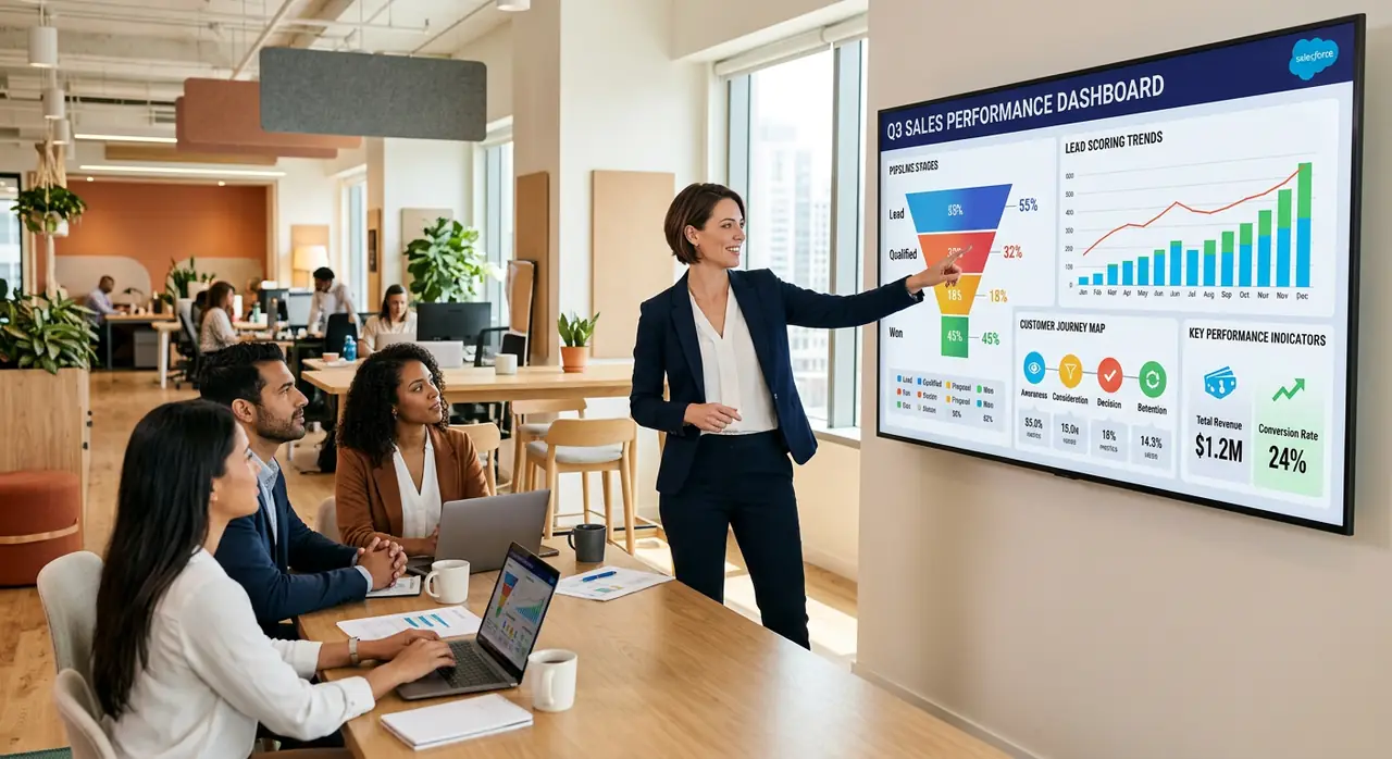 AI-powered CRM with predictive lead scoring